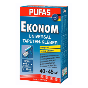 Клей обойный Pufas Ekonom Euro 3000 Универсальный 300 г