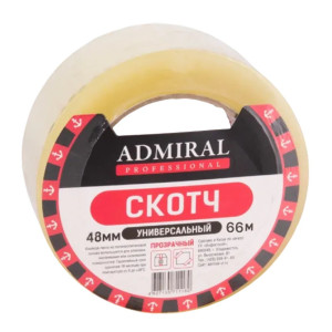 Скотч Admiral прозрачный 48 мм*66 м