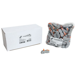 Соединительная проходная клемма СириусА с рычагами 2 отверстия 100 шт