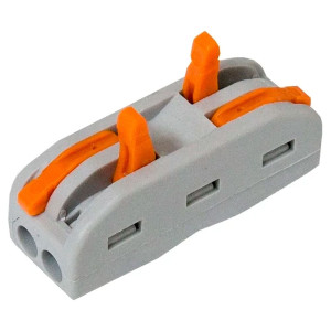 Соединительная проходная клемма СириусА с рычагами 4 отверстия 50 шт