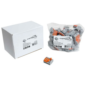 Соединительная клемма СириусА с рычагами 5 отверстий 50 шт