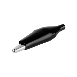 Зажим крокодил TDM Electric ЗКИ SQ0541-0006 10А 56 мм в изоляции черный 10 шт
