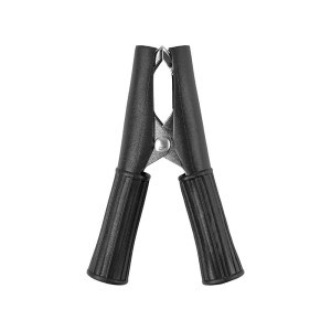Зажим крокодил TDM Electric ЗКИ SQ0541-0016 30А 75 мм в изоляции черный 10 шт