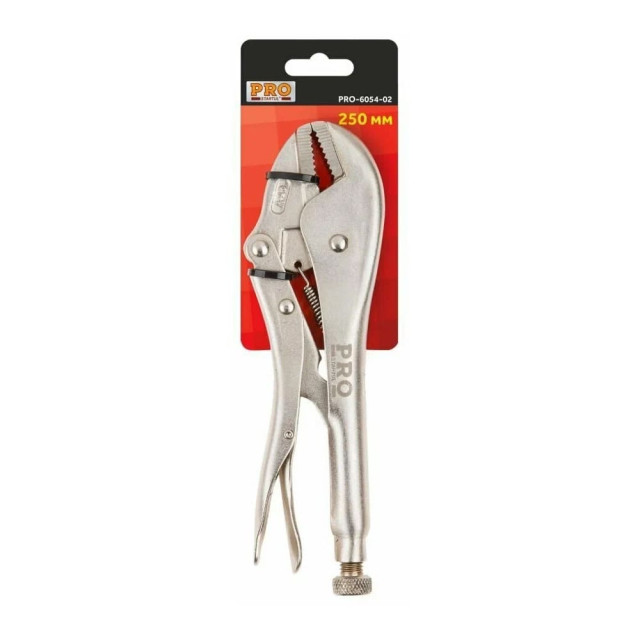 Зажим с фиксатором Pro Startul Pro-6054-02 прямые губки 250 мм