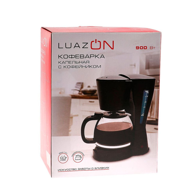 Кофеварка LuazON LKM-655 капельная белая