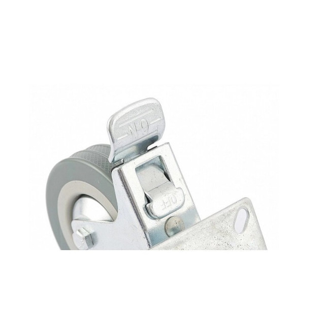 Колесо поворотное Сибртех 68719 50 мм с тормозом крепление платформенное