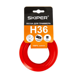 Леска Skiper H36 2 мм*15 м квадратное сечение