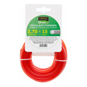 Леска Startul Garden ST6050-27 2.7 мм*15 м шестигранное