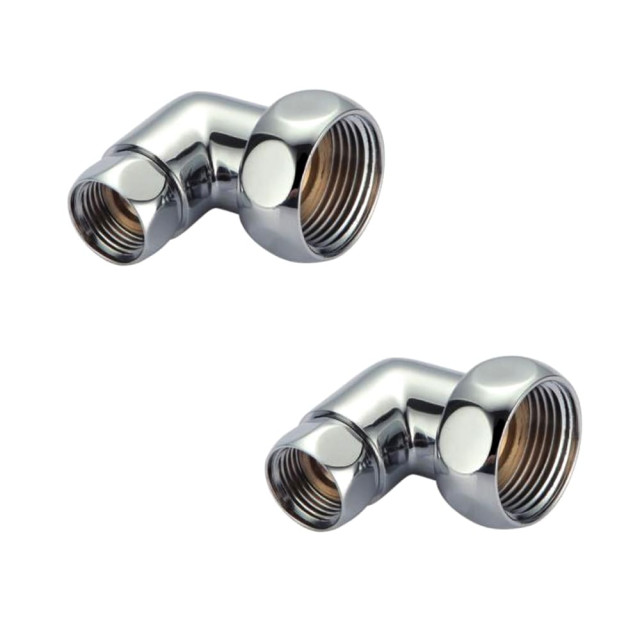 Американка угловая Frap F443.0606 для полотенцесушителя 2 шт