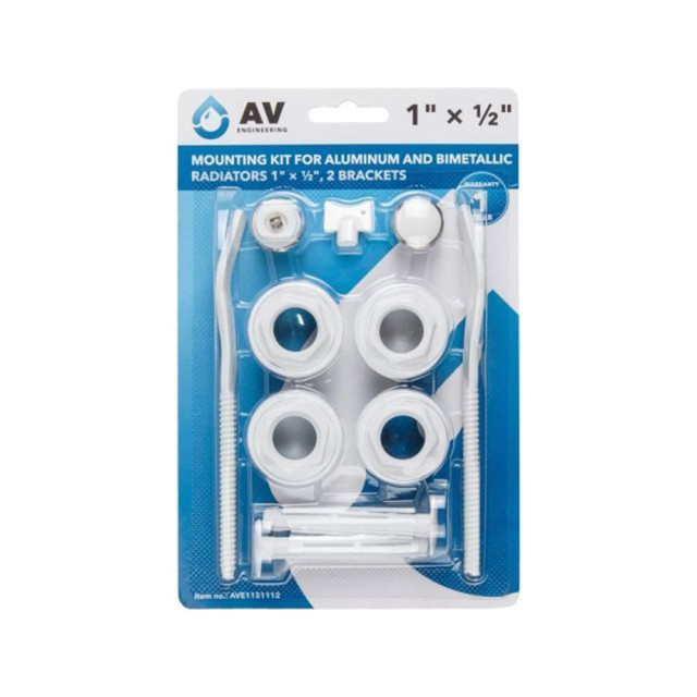 Монтажный комплект AV Engineering для алюминиевых и биметаллических радиаторов 1