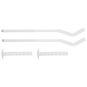 Кронштейн для радиаторов AV Engineering AVE1802000A штыревой плоский с дюбелем 7.5*210 мм 2 шт