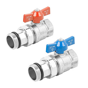 Кран шаровой Vieir VR1102A прямой с полусгоном 1