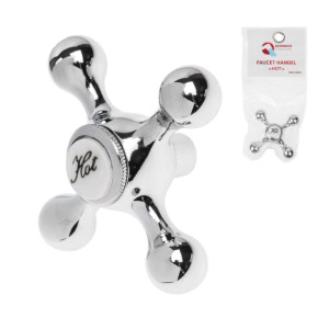 Маховик для вентильного смесителя Econoce NNSP-0006H серия 6 Горячая вода