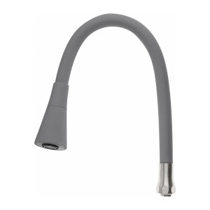 Излив гибкий AV Engineering AVZAP-2SGR с двухрежимной лейкой серый