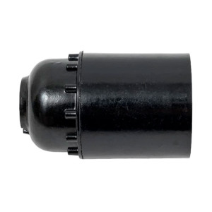 Патрон электрический IEK EPK10-04-01-K01 Е27 Пкб27-04-К01 карболит подвесной черный