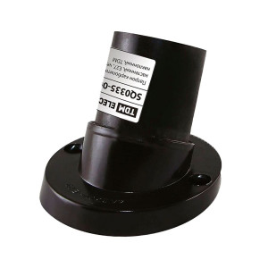Патрон TDM Electric SQ0335-0005 Е27 настенный карболитовый черный наклонный