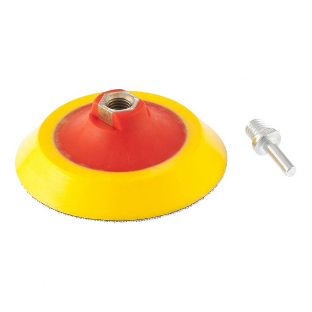 Насадка Matrix 76212 для дрели и УШМ мягкая с липучкой 125 мм