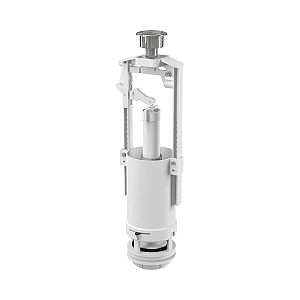 Механизм сливной AlcaPlast А2000-CHROM-BL-01 со стоп-кнопкой