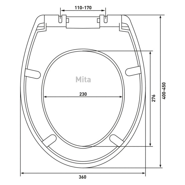 Сиденье для унитаза Berges Mita SO 018003 с крышкой