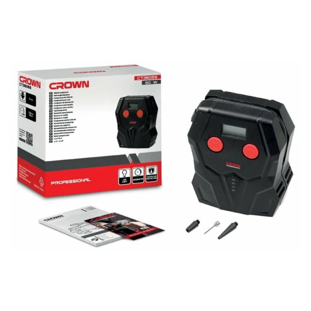 Компрессор автомобильный Crown CT36059