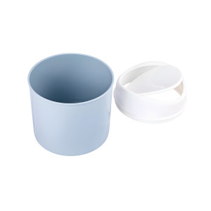 Контейнер для мусора Полимербыт Breeze 4339016 голубой 1 л