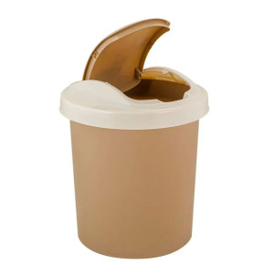 Контейнер для мусора Spin&Clean Vogue SV4044КФ кофейный 12 л