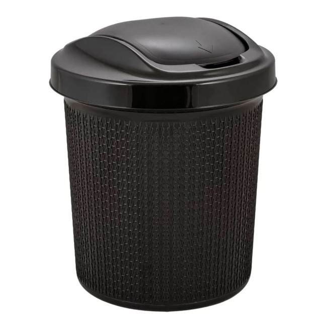 Контейнер для мусора Spin&Clean Soul SV4065ВНГ венге 12 л