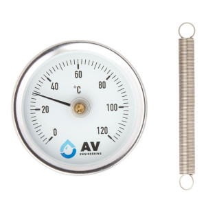 Термометр AV Engineering AVE404002 стрелочный показывающий накладной