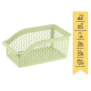 Корзинка Perfecto Linea Klinko 43-216200 26*15*12 см зеленая