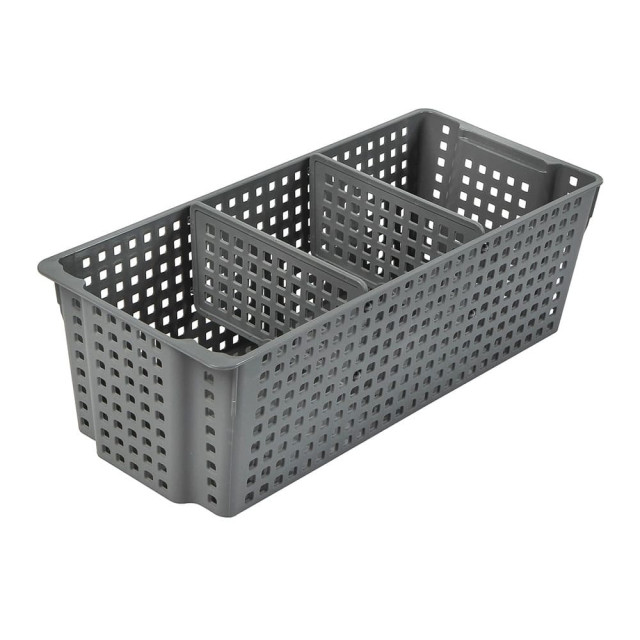 Органайзер Violet Лофт 452018 код 334233 с перегородками серый 3 л