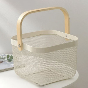 Корзина сетчатая Market Union DA1843 бежевый 21.5*20*16.5 см