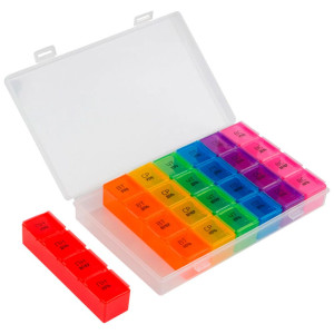 Таблетница Ecos 007752 28 секций на 7 дней