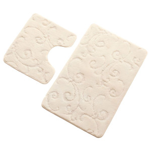 Комплект ковриков для ванной Banyolin Economic кремовый 55*90 см и 45*55 см