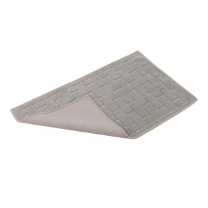 Коврик для ванной Zeria Home Castafiore Naturale Kerpic серый 60*100 см