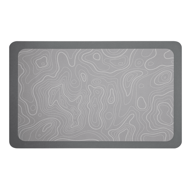 Коврик для ванной Perfecto Linea 22-508001 Diatomite grey abstract влаговпитывающий 50*80 см