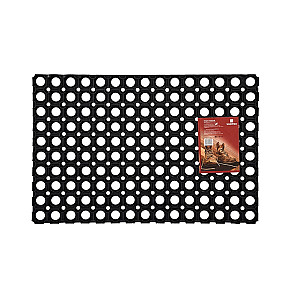 Коврик придверный Vortex 20096 ячеистый 40*60*1.2 см черный