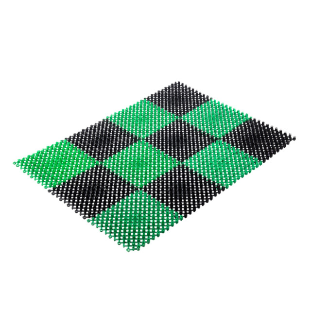 Коврик придверный Vortex Травка 23001 42*56 см черно-зеленый