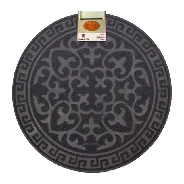 Коврик придверный Vortex Comfort 22388 круглый 65 см