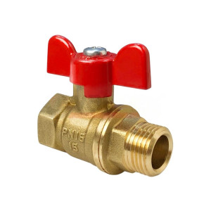 Кран шаровой Valfex 11Б27фт1М для воды 3/4