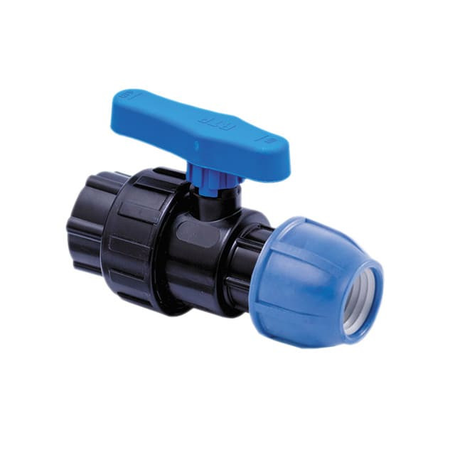 Кран шаровой РосТурПласт 14527 внутренняя резьба ПЭ 32*1