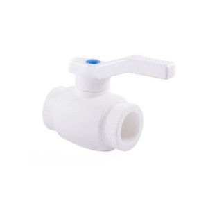 Кран шаровой РосТурПласт 27610 ПП 25 белый