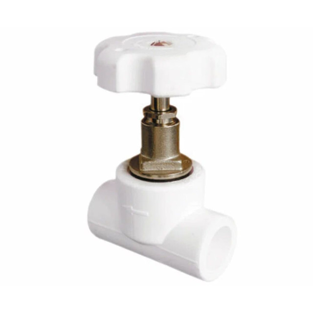 Вентиль РосТурПласт 10524 ПП 20*90 мм белый