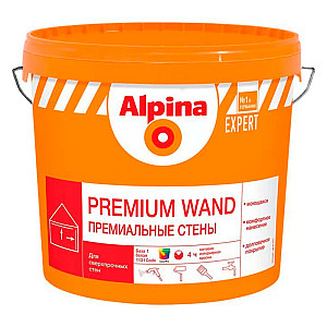 Краска Alpina Expert Premium Wand Base 1 белая 9 л