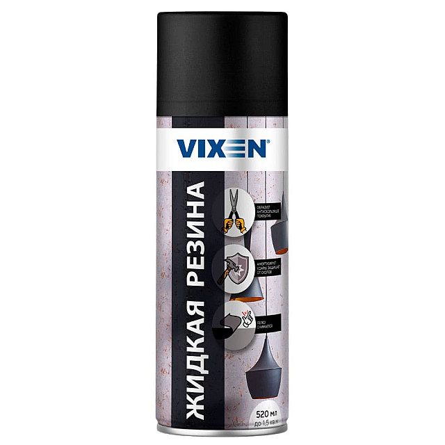 Жидкая резина Vixen VX90100 черный 520 мл