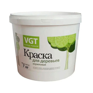 Краска VGT ВД-АК-1180 для деревьев 7 кг