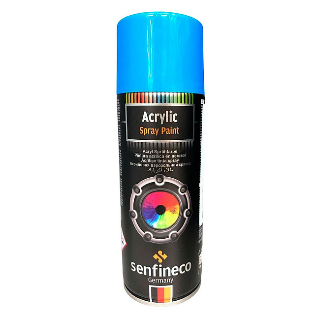 Краска-спрей Senfineco Paint Acrylic Diamond Blue акриловая бриллиантово-синий 400 мл