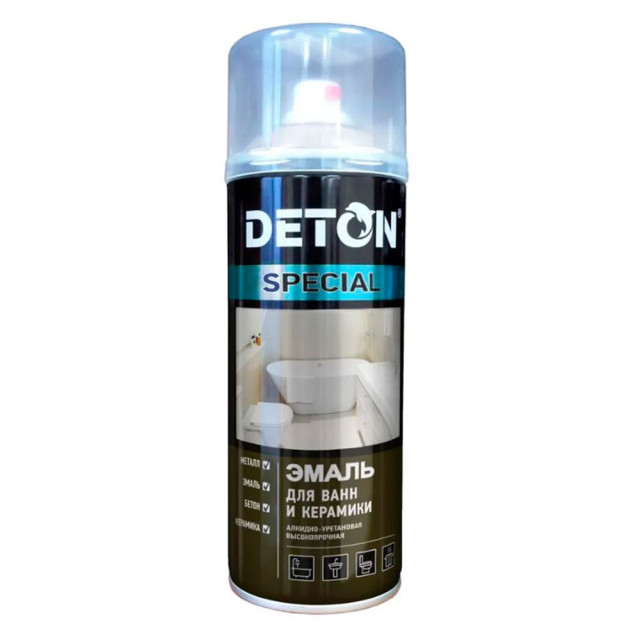 Эмаль для ванн и керамики Deton Special белая 520 мл