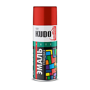 Эмаль универсальная Kudo KU-1003 красная 520 мл