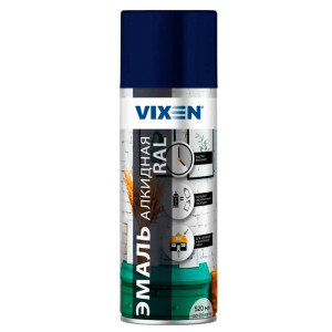 Эмаль Vixen VX15002 алкидная RAL 5002 темно-синий 520 мл