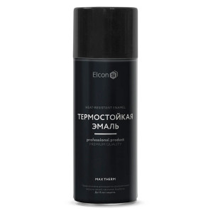 Эмаль термостойкая Elcon 600°С антрацит 520 мл